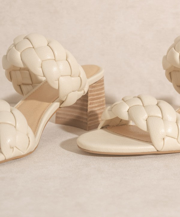 OASIS SOCIETY Regine Casual Braided Heel