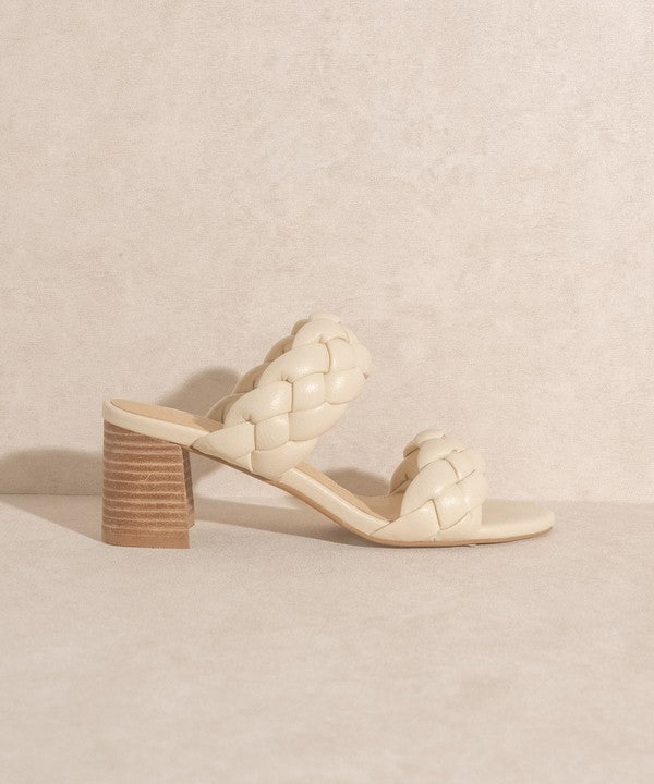 OASIS SOCIETY Regine Casual Braided Heel
