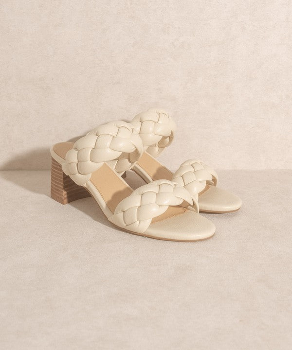 OASIS SOCIETY Regine Casual Braided Heel