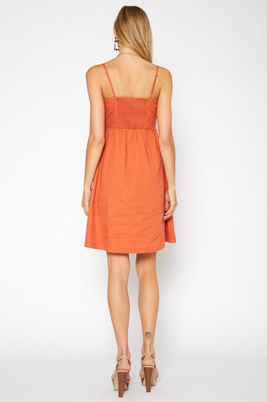 BELLATRIX BOTTON DOWN MIDI DRESS