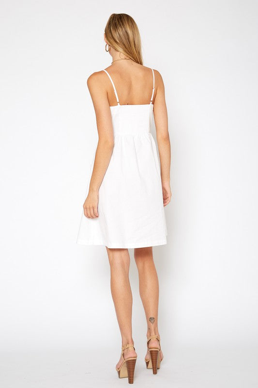 BELLATRIX BOTTON DOWN MIDI DRESS