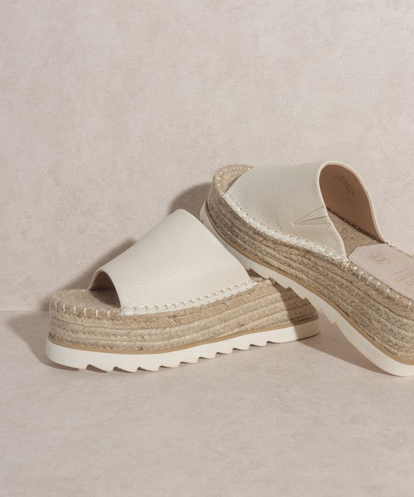 OASIS SOCIETY Ivy Espadrille Platform Slide