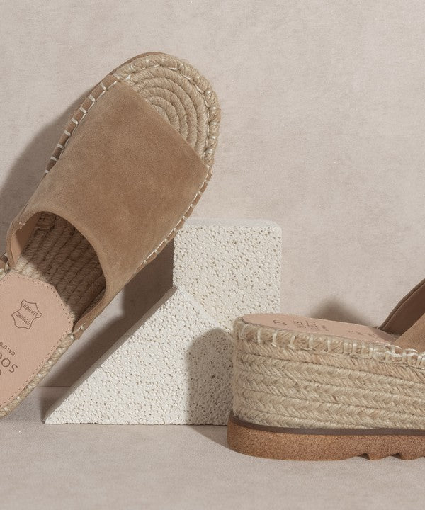 OASIS SOCIETY Ivy Espadrille Platform Slide
