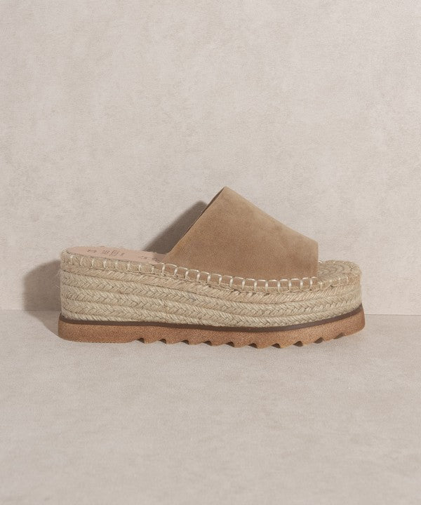 OASIS SOCIETY Ivy Espadrille Platform Slide