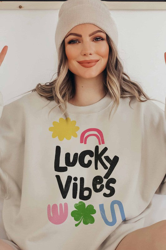 LUCKY VIBES SWEATSHIRT PLUS SIZE