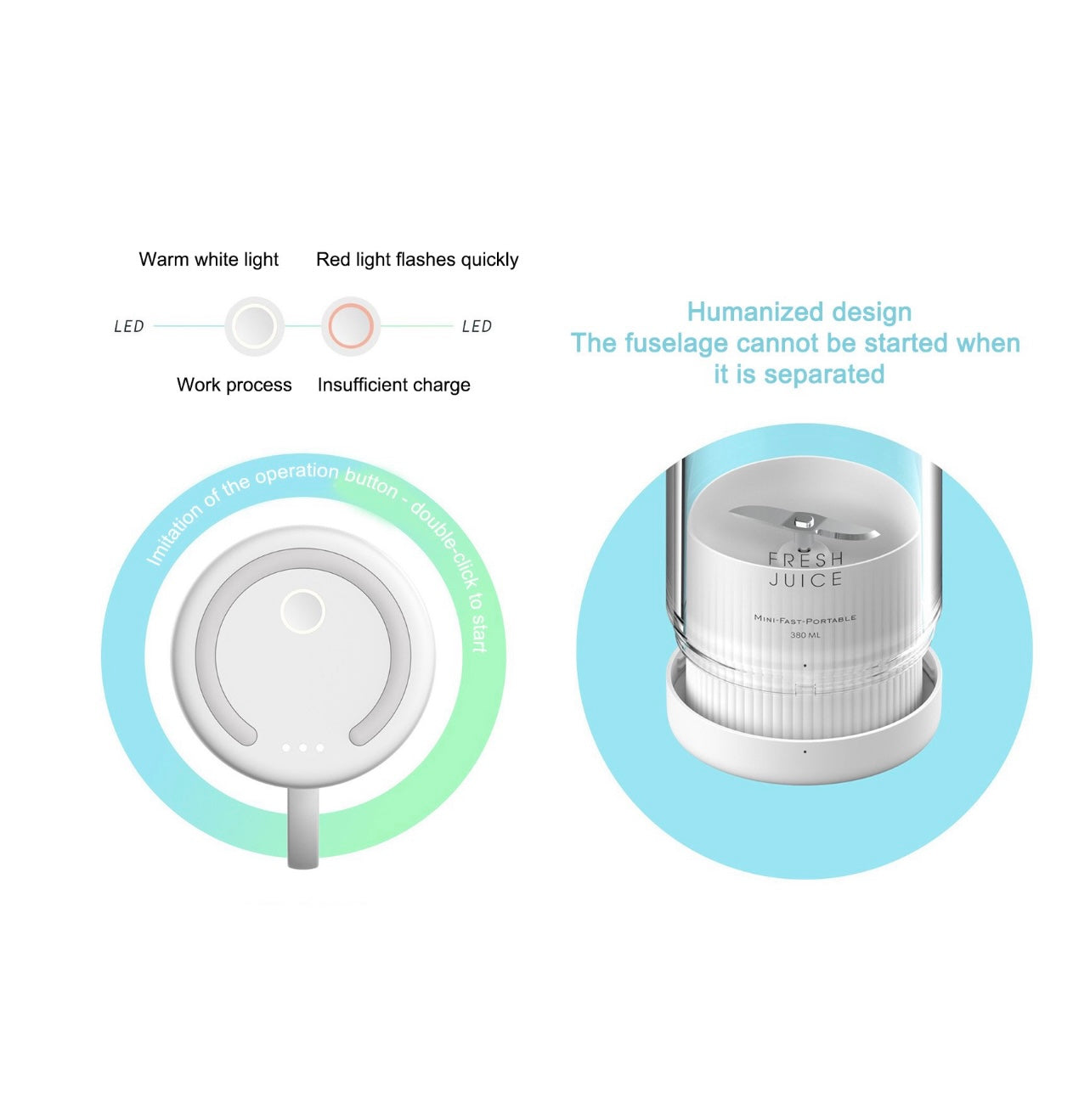 Fresh Juice Portable Blender - Ceelic