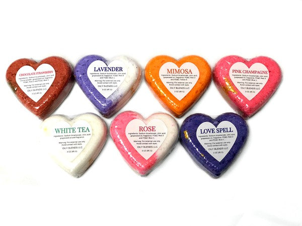 Heart Bath Bombs