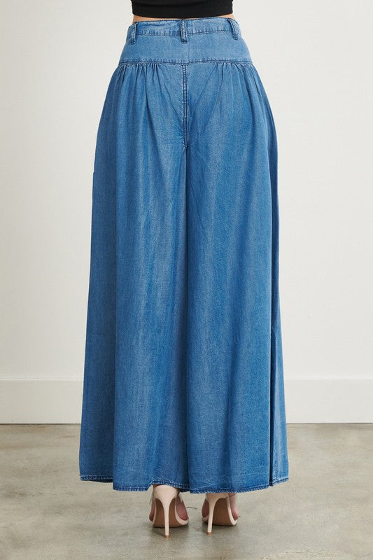 CHAMBRAY PANTS