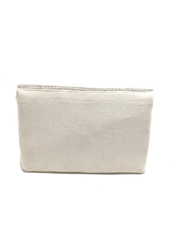 Blue Evil Eye Beaded Clutch Bag LMC 134