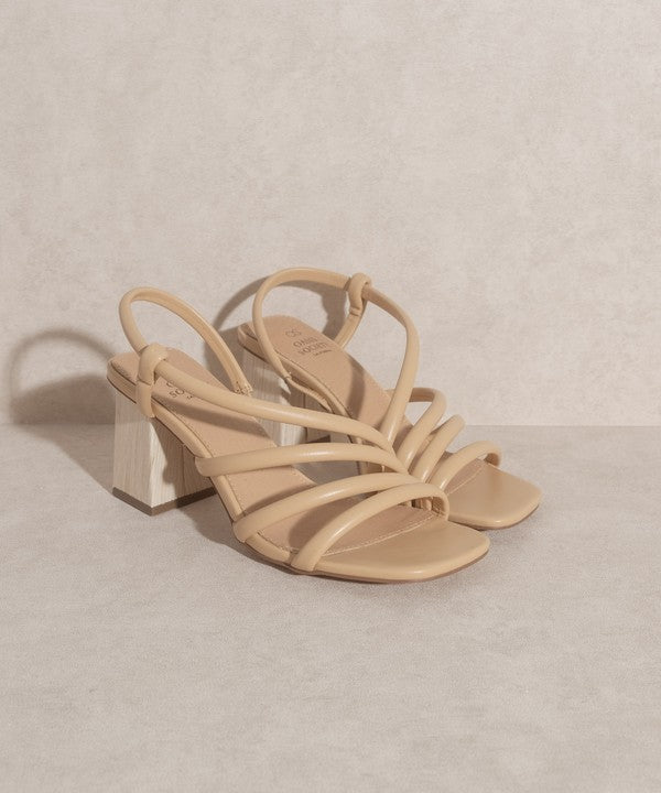 OASIS SOCIETY Ashley   Wooden Heel Sandal