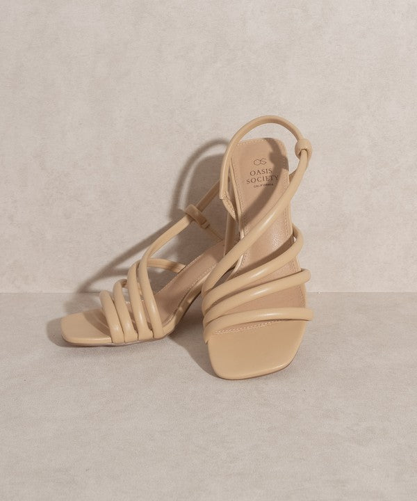 OASIS SOCIETY Ashley   Wooden Heel Sandal