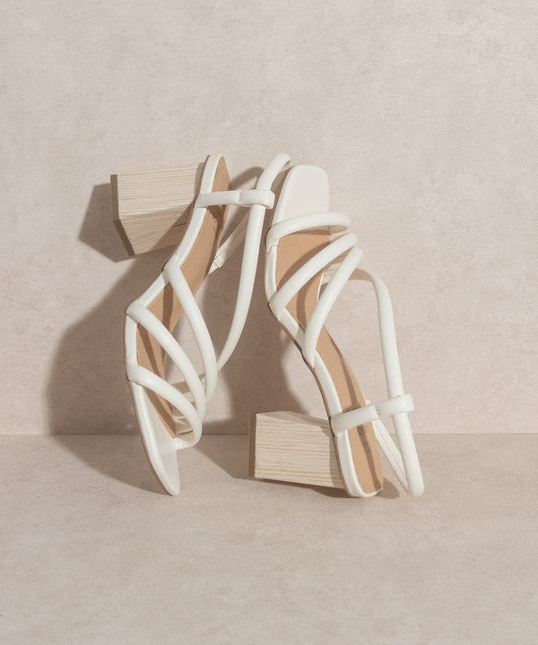 OASIS SOCIETY Ashley   Wooden Heel Sandal