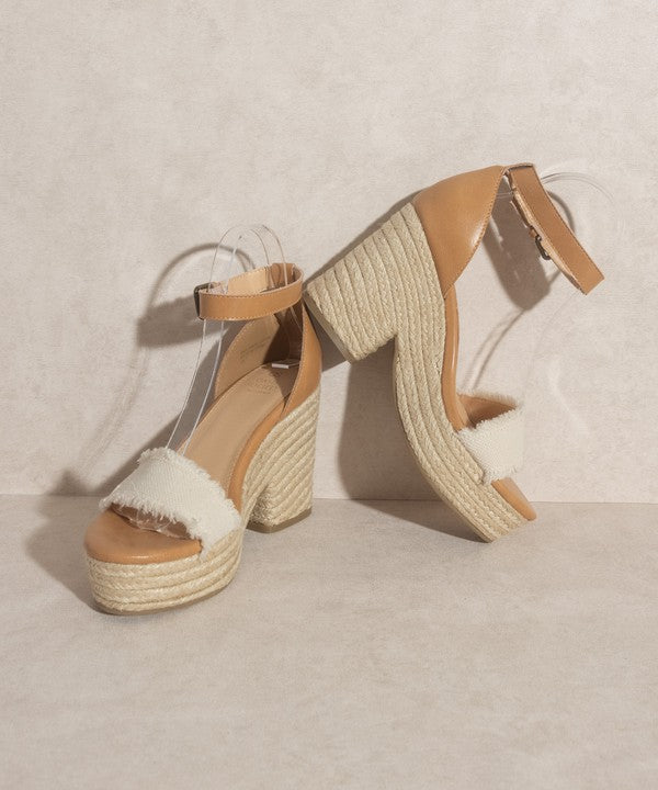 OASIS SOCIETY Riley   Espadrille Platform Sandal