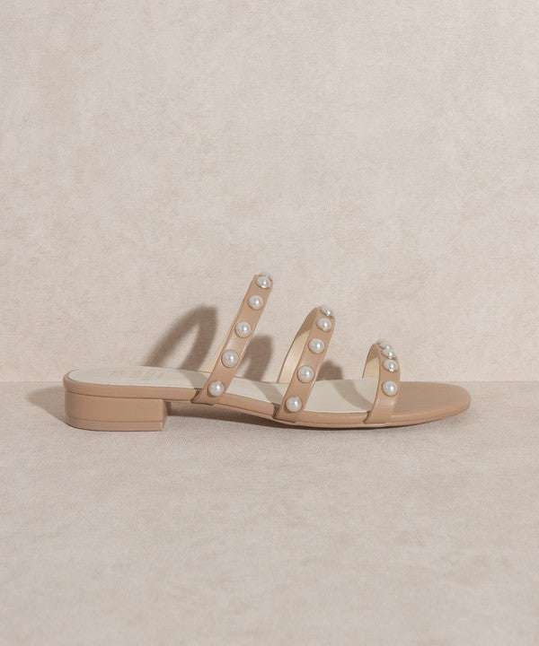 OASIS SOCIETY Valerie   Pearl Flat Sandals