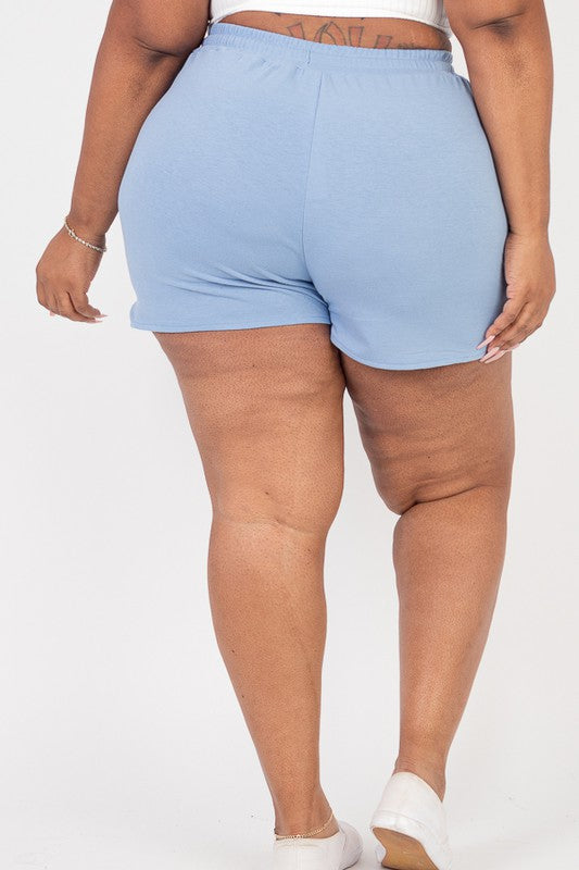 Plus Size French Terry Shorts