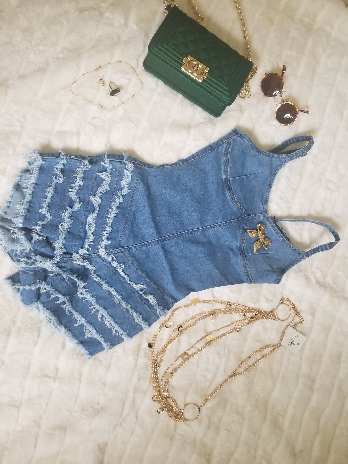 Short Romper Jeans very elegant