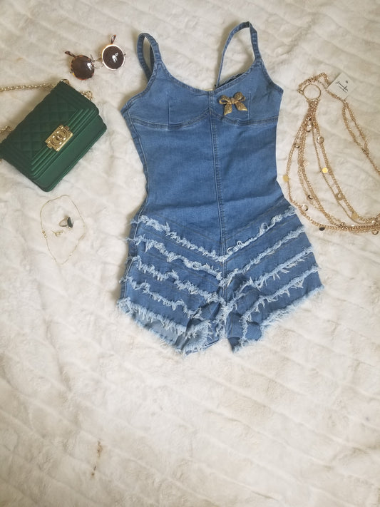 Short Romper Jeans very elegant