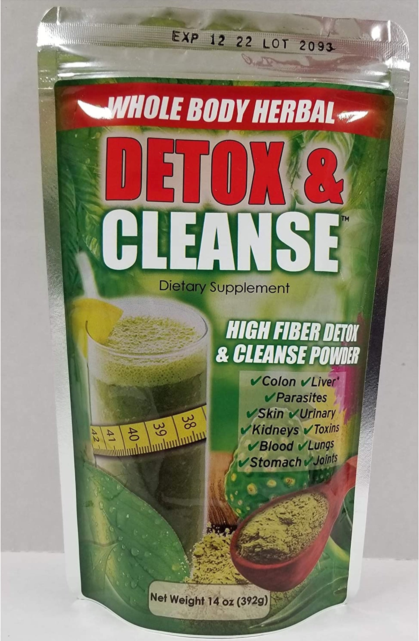 Whole Body herbal Detox & Cleanse 14 oz powder