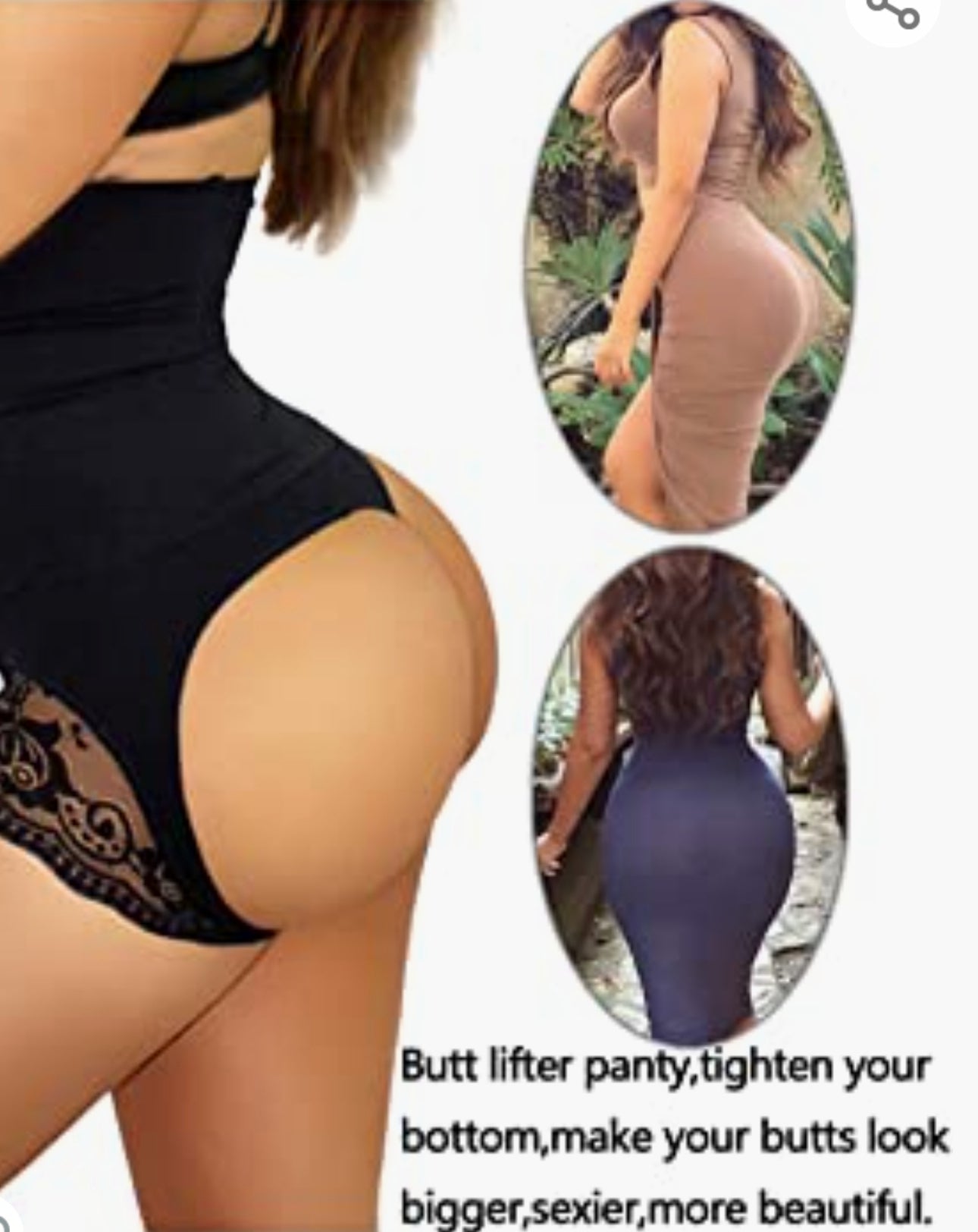 Shapewear underwear tummy control butt lift
