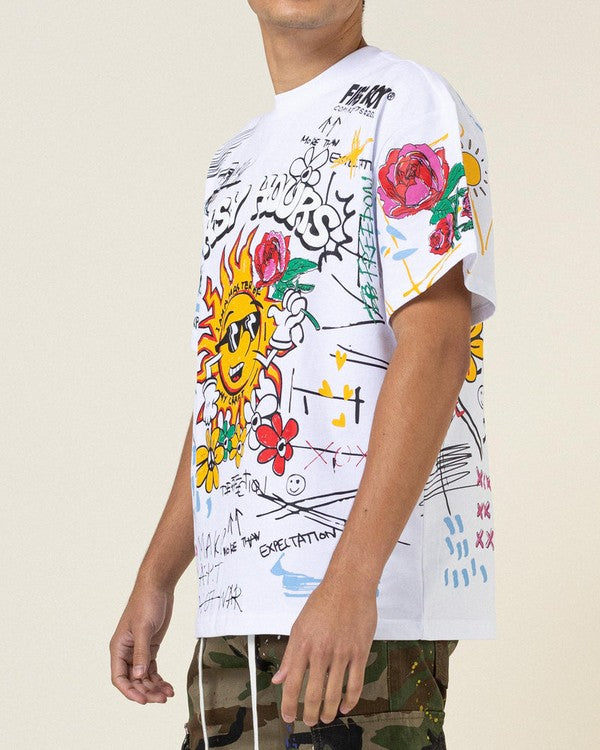 ALL OVER GRAPHIC TEE