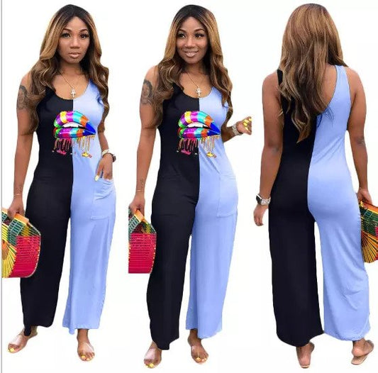 Sleeveless wide-leg trousers Jumpsuit