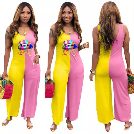 Sleeveless wide-leg trousers Jumpsuit