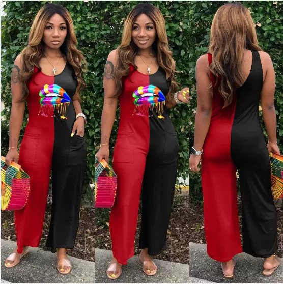 Sleeveless wide-leg trousers Jumpsuit