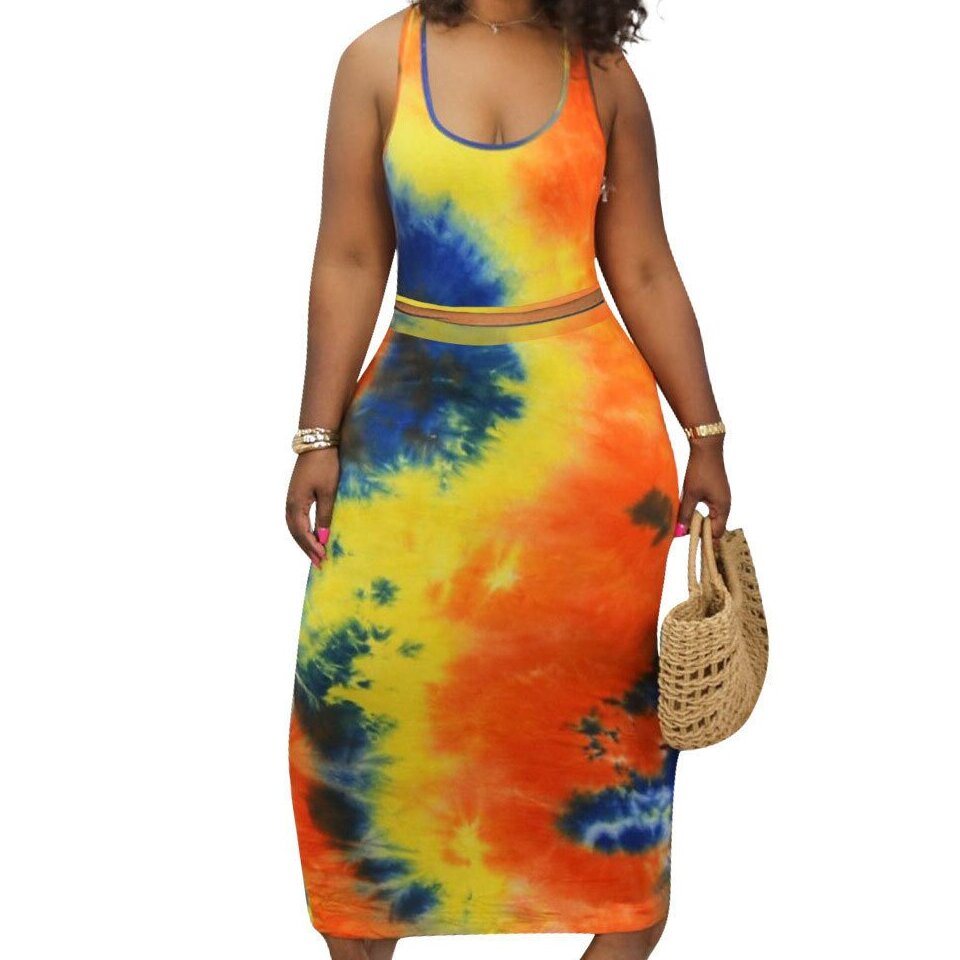 sleeveless pencil two-piece